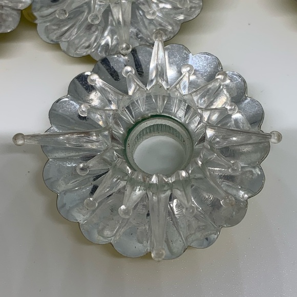 VINTAGE CHRISTMAS FOIL LIGHT REFLECTORS - Picture 3 of 6